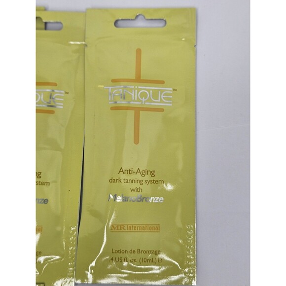 Mr International Tanique Anti-Aging Tanning Packets Lot of 8 - Picture 2 of 3